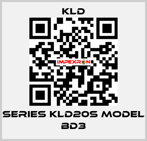 Series KLD20S Model BD3 KLD