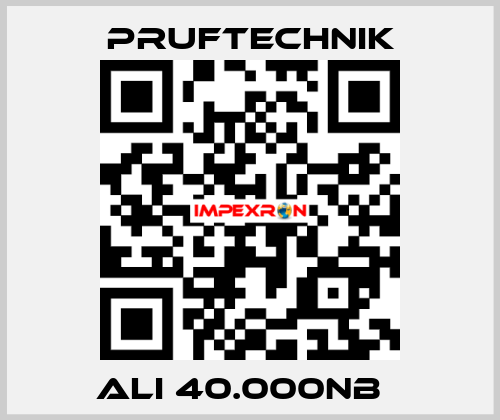 ALI 40.000NB   Pruftechnik