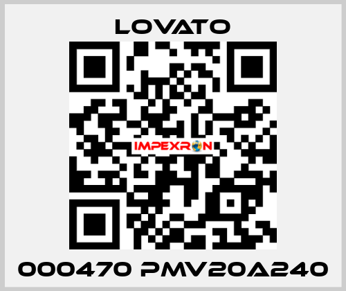 000470 PMV20A240 Lovato