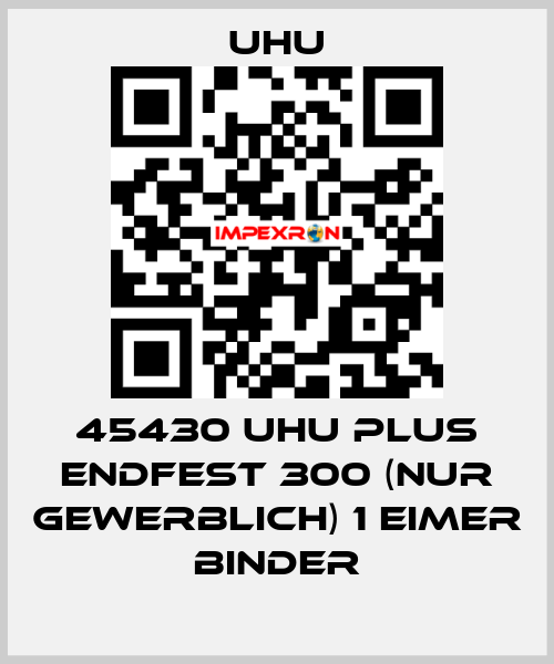 45430 UHU plus endfest 300 (NUR GEWERBLICH) 1 Eimer Binder UHU