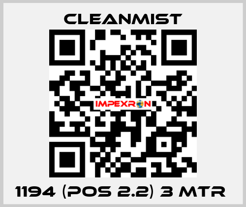 1194 (pos 2.2) 3 mtr  CleanMist