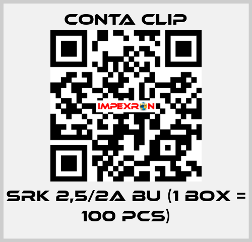 SRK 2,5/2A BU (1 box = 100 pcs) Conta Clip