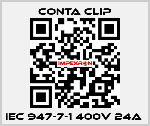 IEC 947-7-1 400V 24A  Conta Clip