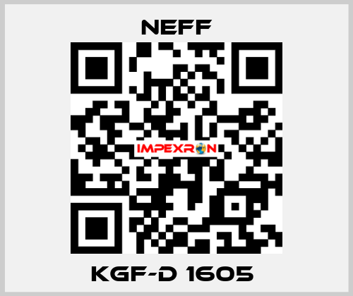 KGF-D 1605  Neff