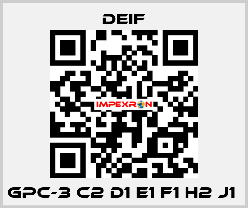 GPC-3 C2 D1 E1 F1 H2 J1  Deif