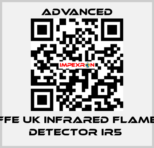 Ffe UK Infrared Flame Detector IR5  Advanced