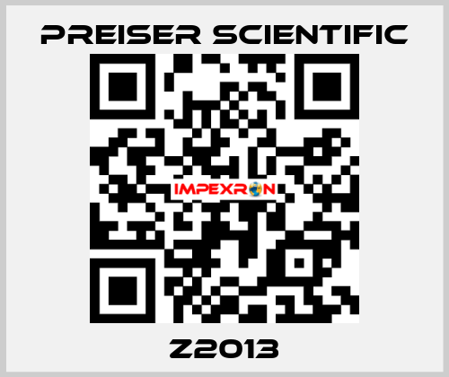 Z2013 Preiser Scientific