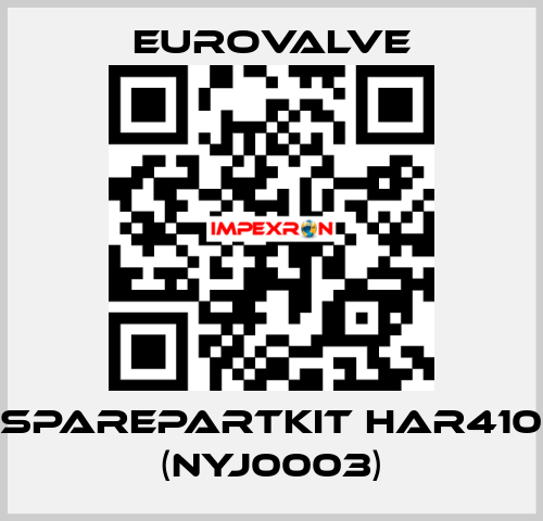 Sparepartkit HAR410 (NYJ0003) Eurovalve