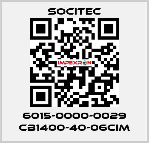 6015-0000-0029 CB1400-40-06CIM Socitec