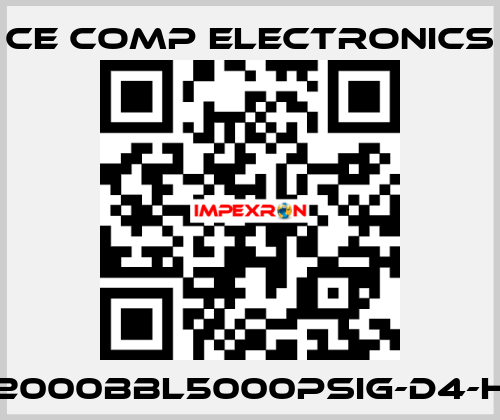 DPG2000BBL5000PSIG-D4-HA-10 Ce Comp Electronics