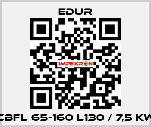 CBFL 65-160 L130 / 7,5 KW Edur