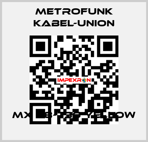 MX 28-736 yellow METROFUNK KABEL-UNION