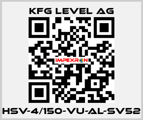 HSV-4/150-VU-AL-SV52 KFG Level AG