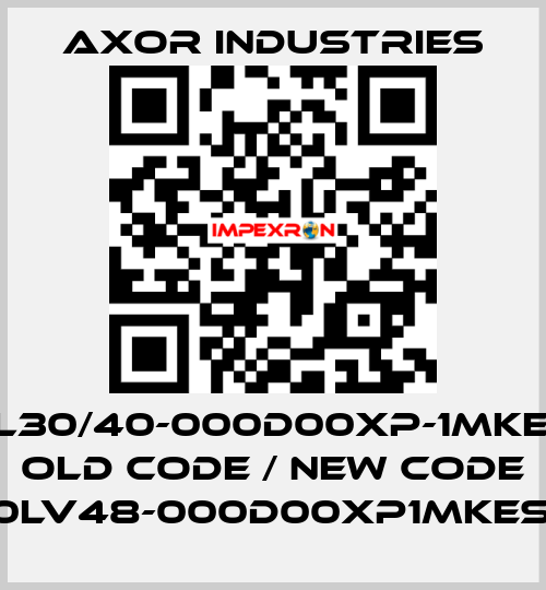 MKM120L30/40-000D00XP-1MKES1BR1XX old code / new code MKM120LV48-000D00XP1MKES1BR1XX Axor Industries