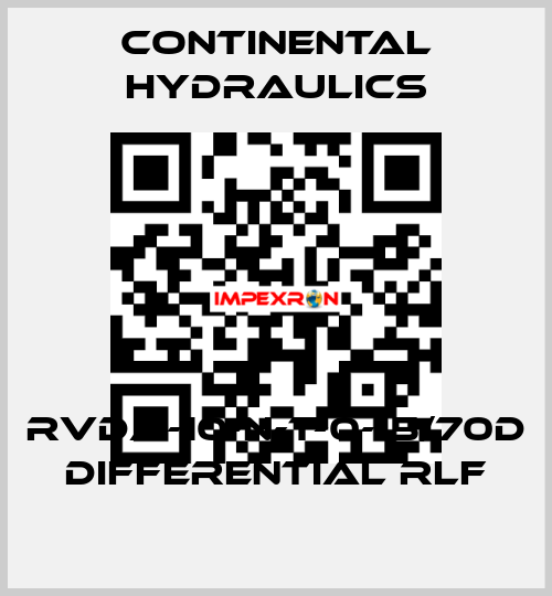 RVDA-10-N-T-0-15/70D DIFFERENTIAL RLF Continental Hydraulics