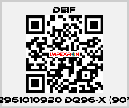 2961010920 DQ96-x (90°) Deif