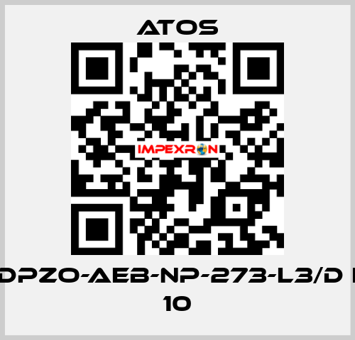 DPZO-AEB-NP-273-L3/D I 10 Atos