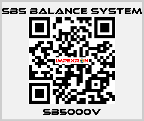 SB5000V SBS BALANCE SYSTEM