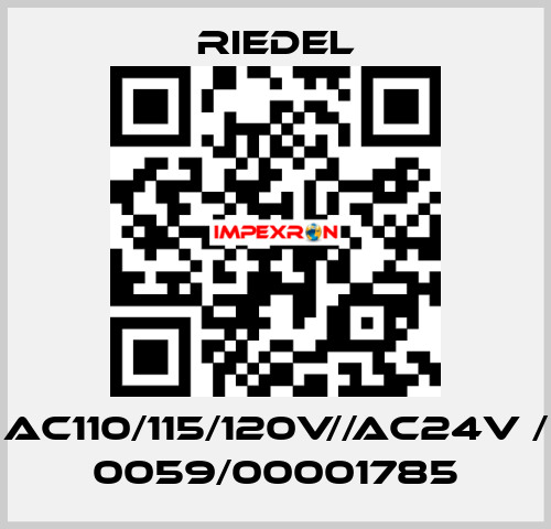 AC110/115/120V//AC24V / 0059/00001785 Riedel