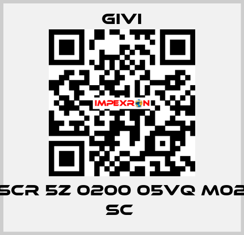 SCR 5Z 0200 05VQ M02 SC  Givi