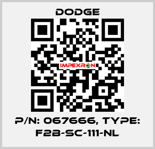 p/n: 067666, Type: F2B-SC-111-NL Dodge