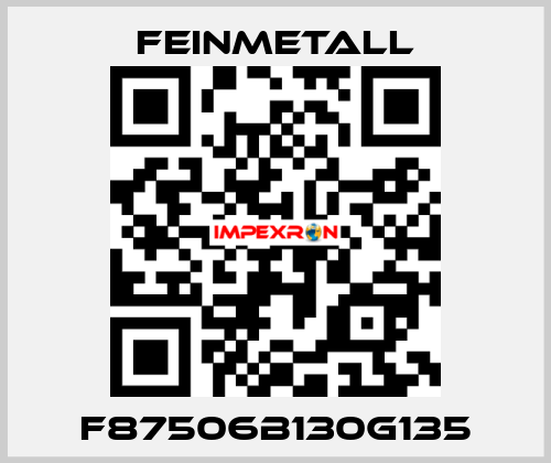 F87506B130G135 FEINMETALL