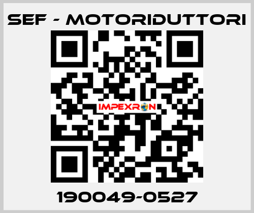 190049-0527 SEF - MOTORIDUTTORI