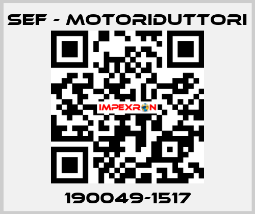 190049-1517 SEF - MOTORIDUTTORI