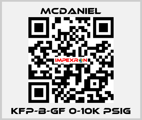 KFP-B-GF 0-10K PSIg McDANIEL