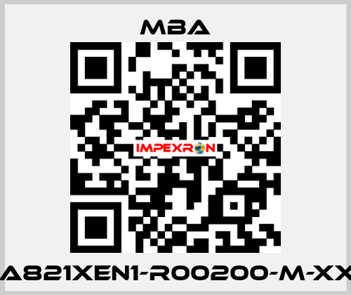 MBA821XEN1-R00200-M-XXXX MBA