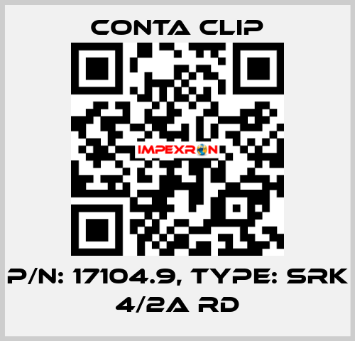 P/N: 17104.9, Type: SRK 4/2A RD Conta Clip