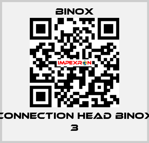 Connection head BINOX 3 Binox