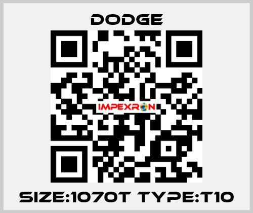 Size:1070T Type:T10 Dodge