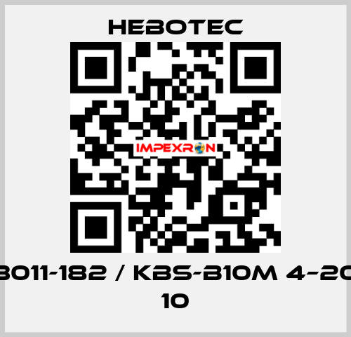 3011-182 / KBS-B10M 4–20 10 HEBOTEC