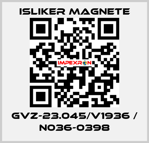 GVZ-23.045/V1936 / N036-0398 ISLIKER MAGNETE