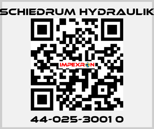 44-025-3001 0 SCHIEDRUM HYDRAULIK