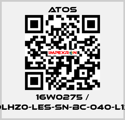 16W0275 / DLHZ0-LES-SN-BC-040-L13 Atos