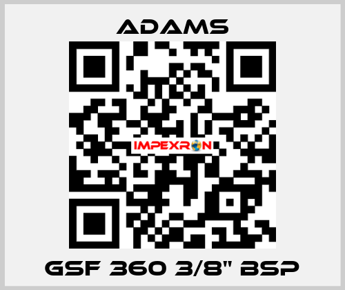 GSF 360 3/8" BSP ADAMS