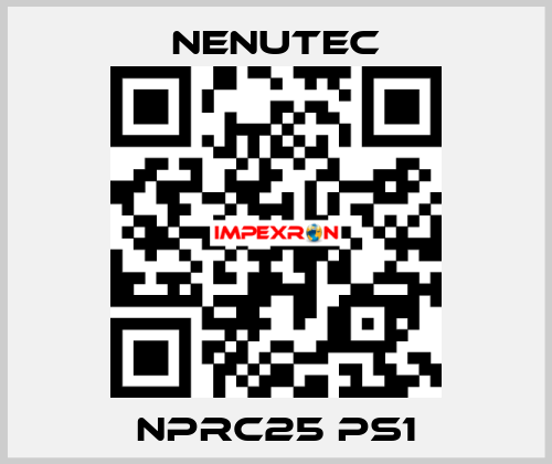 NPRC25 PS1 NENUTEC