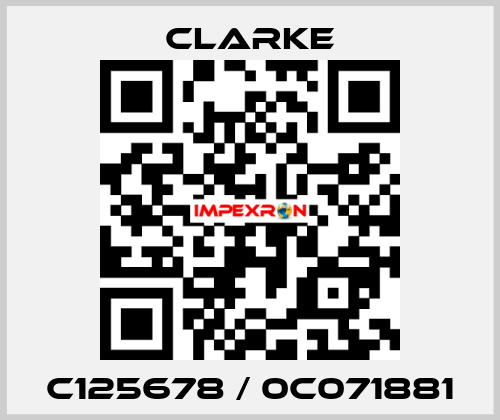 C125678 / 0C071881 Clarke