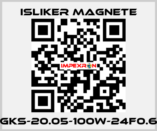 GKs-20.05-100W-24F0.6 ISLIKER MAGNETE