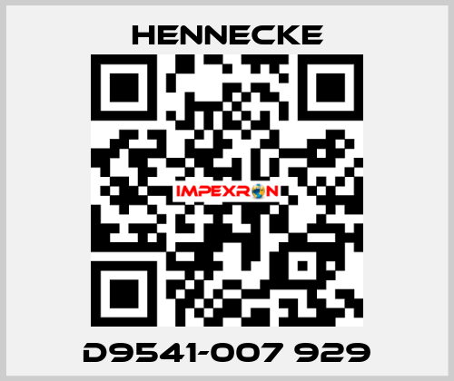 D9541-007 929 Hennecke