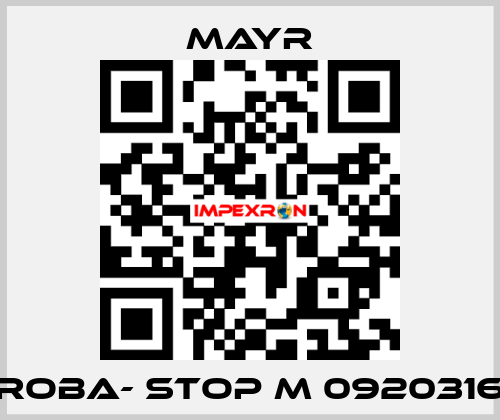 ROBA- stop M 0920316 Mayr