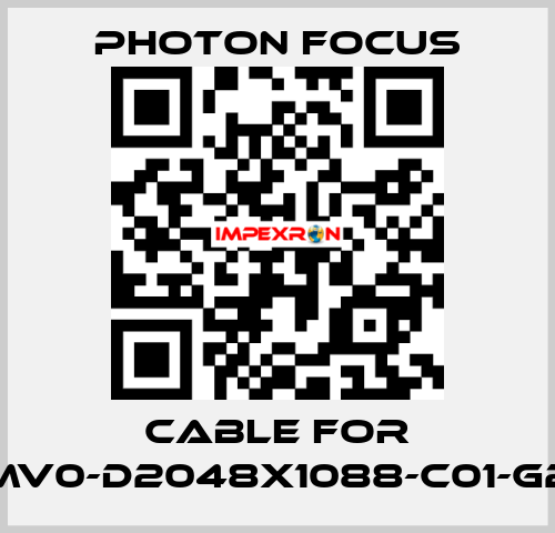 cable for MV0-D2048X1088-C01-G2 PHOTON FOCUS