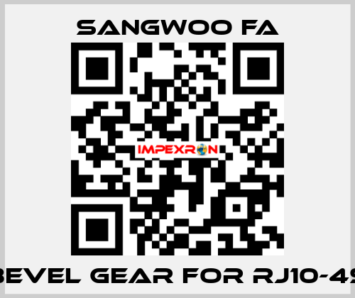 Bevel Gear for RJ10-4S Sangwoo FA