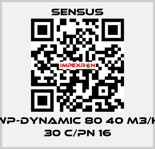 Wp-Dynamic 80 40 m3/h 30 c/PN 16 Sensus