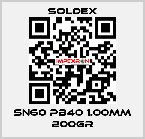 Sn60 Pb40 1,00mm 200Gr SOLDEX