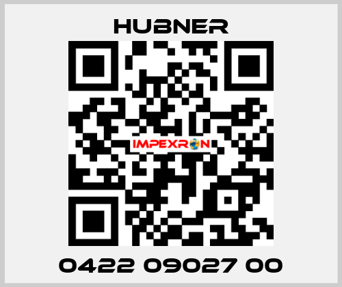 0422 09027 00 HUBNER