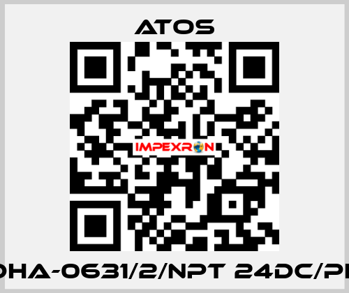 DHA-0631/2/NPT 24DC/PE Atos