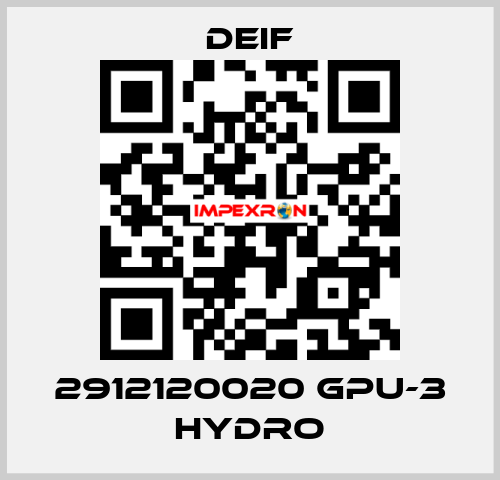 2912120020 GPU-3 Hydro Deif